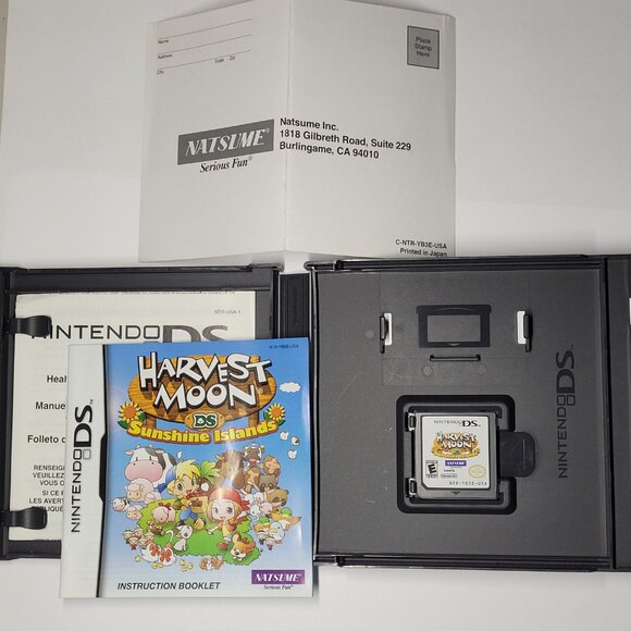 Harvest Moon: Sunshine Islands Nintendo DS complete cib reg card NDS working - Picture 1 of 7